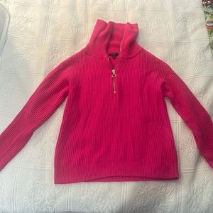 Talbots Petite P pink cotton knit sweater EUC. No stains or piling.